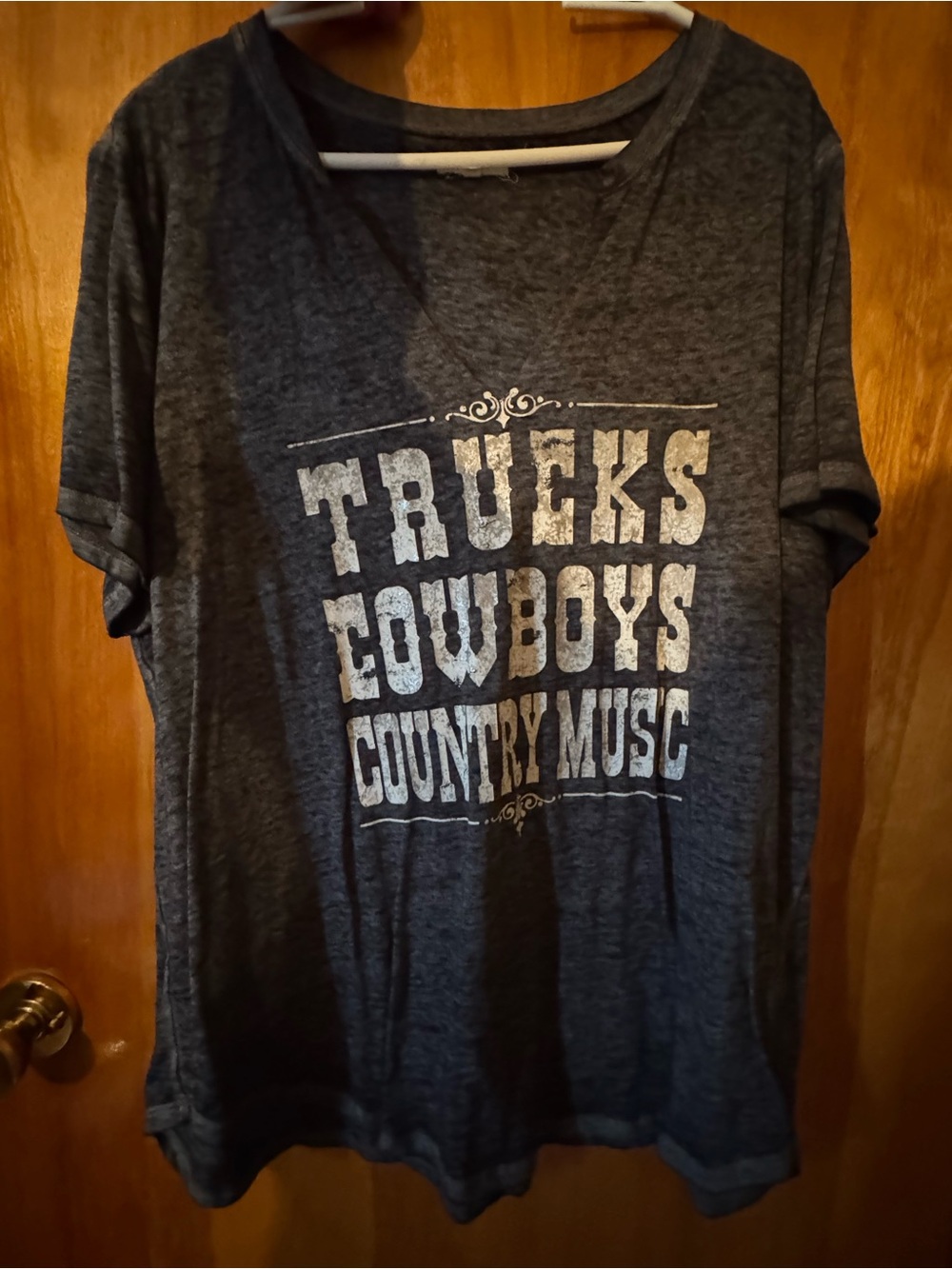 Maurices Black Graphic 'Trucks Cowboys Country Music' Short Sleeve Tee